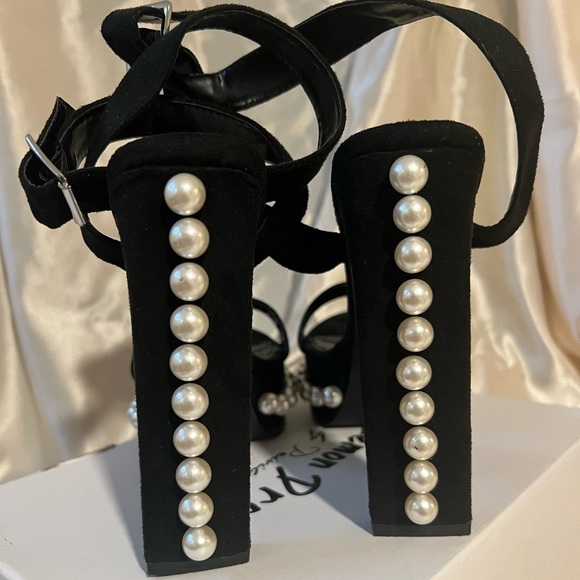 Public Desire Lemon Drop Anemone Heels size 10 - Picture 3 of 4